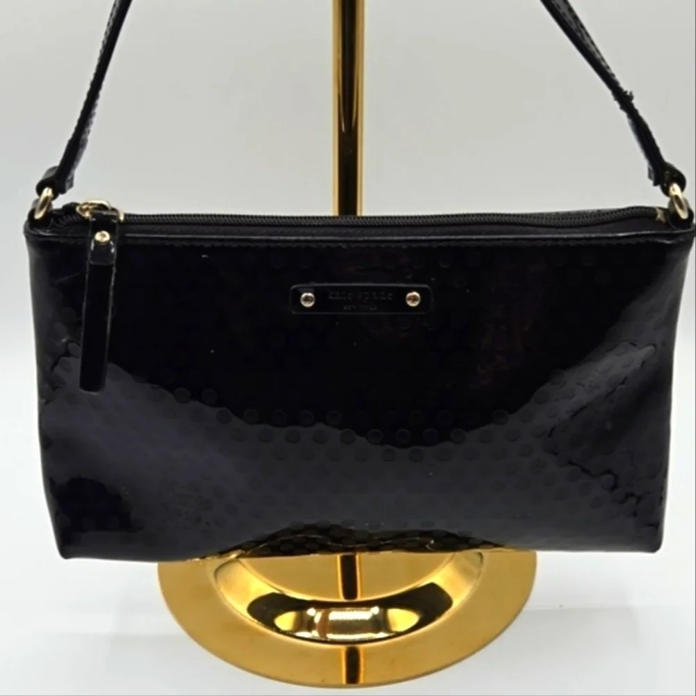 KATE SPADE New York Amy Beale Street Crossbody Bag Black Patten Leather